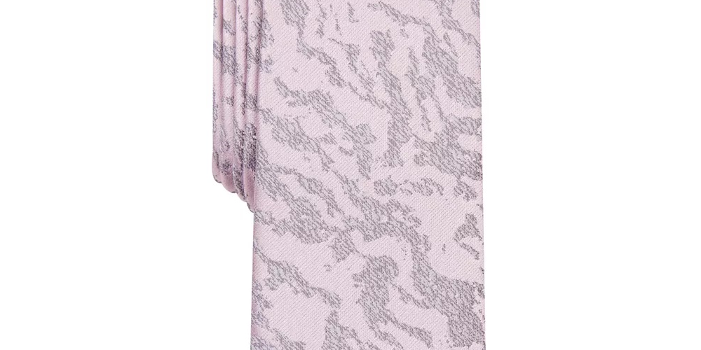 Gravata masculina fina estampada INC International Concepts, bege/preta, tamanho regular