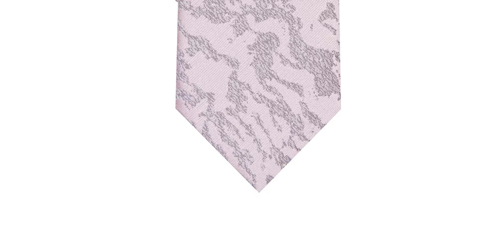 Gravata masculina fina estampada INC International Concepts, bege/preta, tamanho regular