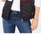Colete esportivo acolchoado feminino Tommy Hilfiger, preto, tamanho extragrande
