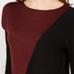 Suéter feminino colorblock da INC International Concepts, preto, tamanho pequeno, XL