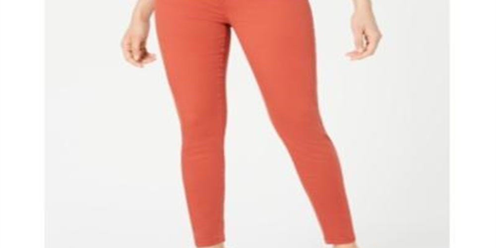 Calça Jeans Feminina Rosa Celebrity Laranja Tamanho 5