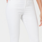 Calças jegging femininas de cintura alta sem costura Style &amp; Co, brancas, tamanho 10