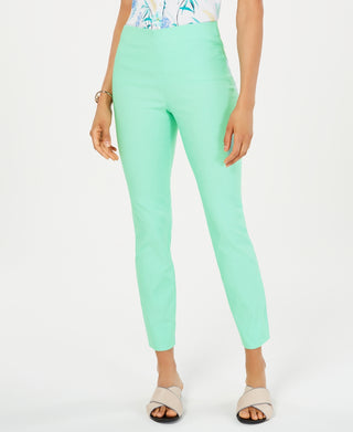 Calça feminina Chelsea Tummy Control Skinny Leg Tornozelo Charter Club Azul Tamanho 6