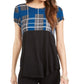Blusa Alfani Feminina Colorblocked Preta Tamanho X-S