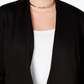 Blazer feminino Rachel Roy Trendy Ponte, preto, tamanho 2X
