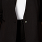 Blazer feminino Rachel Roy Trendy Ponte, preto, tamanho 2X