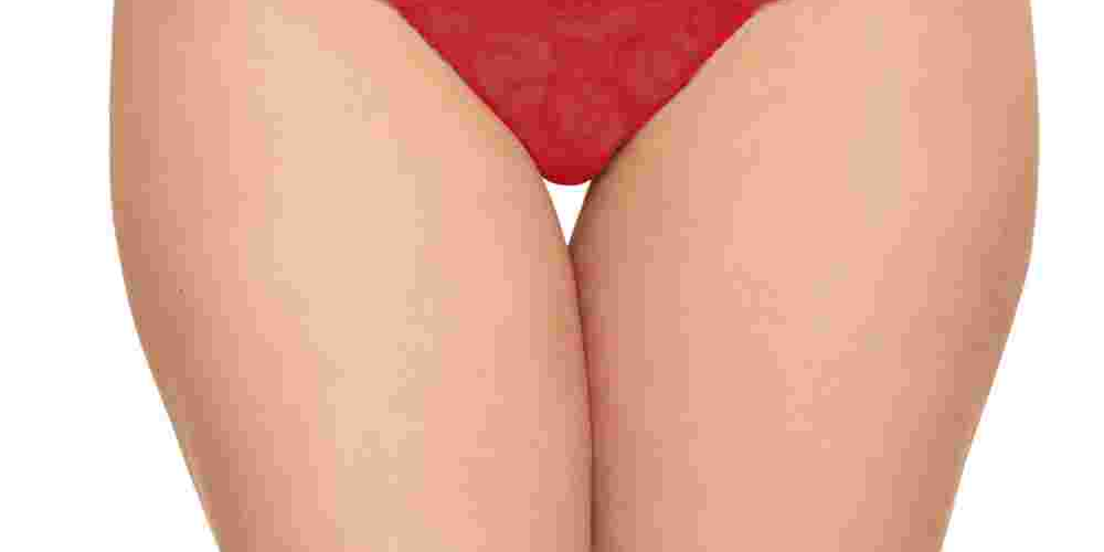 Biquíni feminino B.Tempt'd By Wacoal Lace Kiss, vermelho, tamanho médio