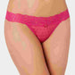 Maidenform Sexy Must Haves Feminino Tanga de Renda Rosa Tamanho 6