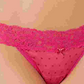 Maidenform Sexy Must Haves Feminino Tanga de Renda Rosa Tamanho 6