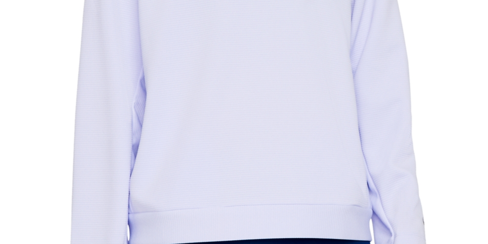 Moletom com capuz Nike Dri Fit Fleece para treino feminino, roxo, tamanho pequeno