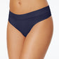 DKNY Feminino Sem Costura Leve Estilo Tanga Roxo Tamanho Médio
