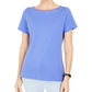 Karen Scott Top Feminino com Acabamento em Ilhós Roxo Tamanho P