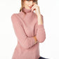 Suéter feminino de cashmere com gola alta Charter Club, rosa, tamanho pequeno e pequeno