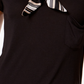 Cachecol feminino Vince Camuto Pop Stripe Twilly preto tamanho único