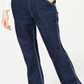 Macacão jeans Dickies Girl Junior com perna relaxada, azul, tamanho pequeno