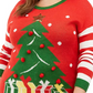 Ultra Flirt Suéter Feminino Trendy Plus com Árvore de Natal Vermelho Tamanho 3X