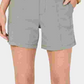 Shorts femininos com cinto e bolso utilitário, estilo &amp; co, verde, tamanho 12