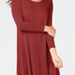 Vestido rodado feminino Style &amp; Co vermelho tamanho PS