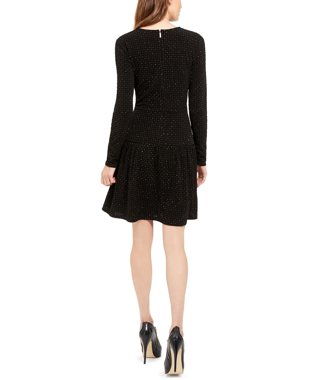 Vestido-camisa com detalhes Michael Michael Kors, tamanho pequeno, tamanho G