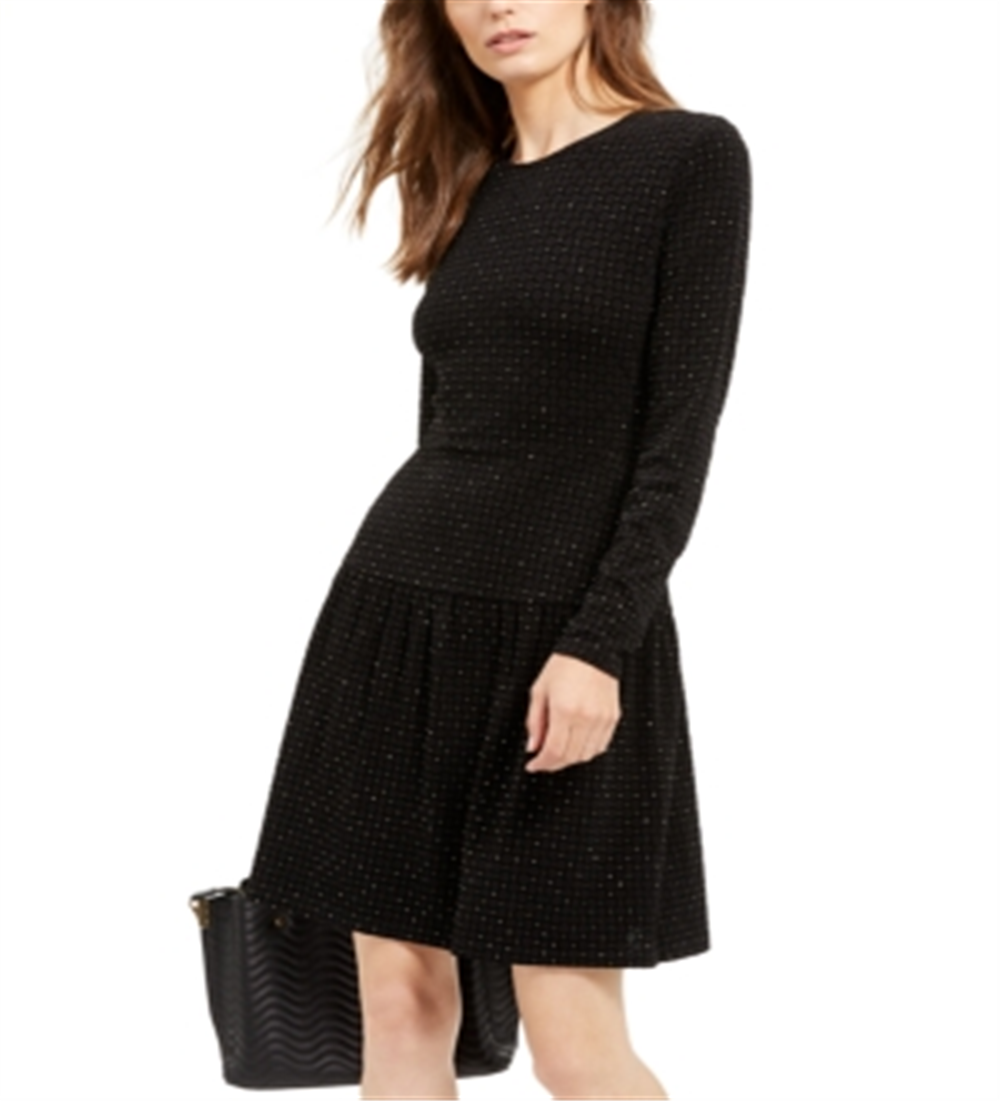 Vestido-camisa com detalhes Michael Michael Kors, tamanho pequeno, tamanho G