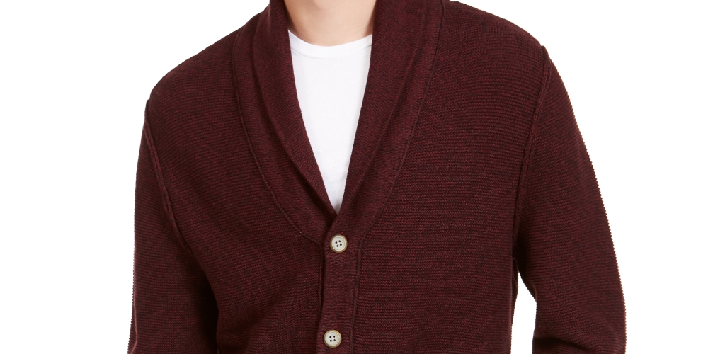 Cardigan Links Masculino American Rag Vermelho