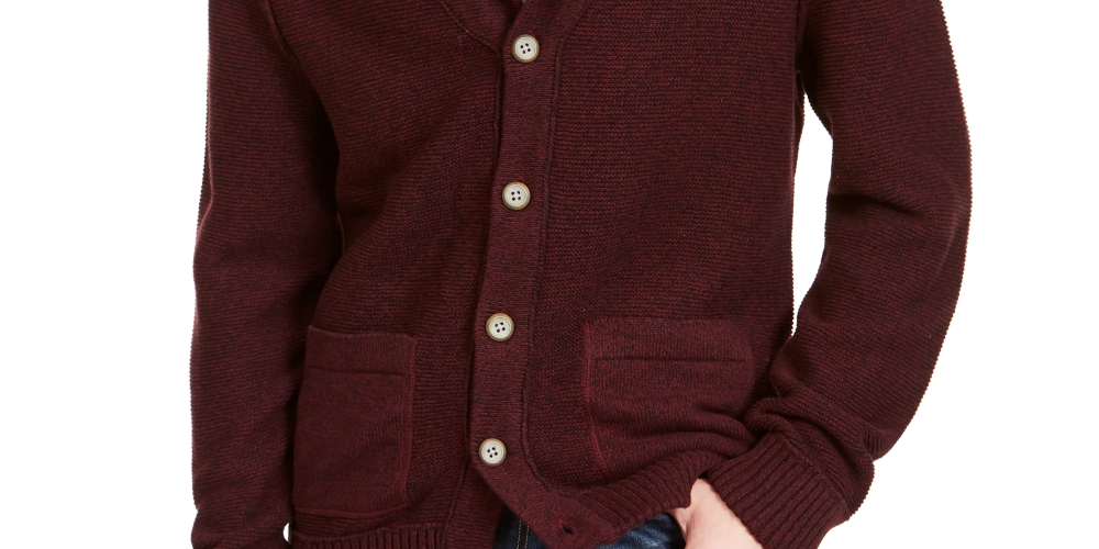 Cardigan Links Masculino American Rag Vermelho