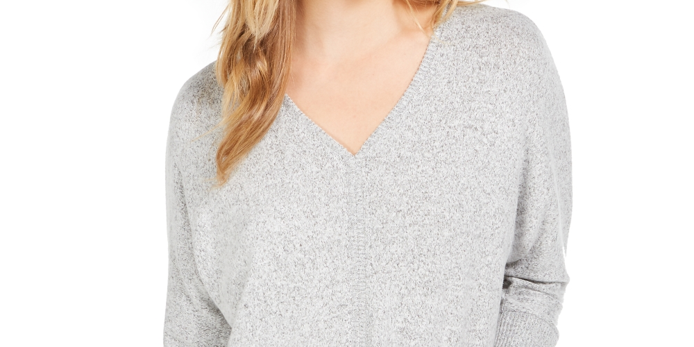 Top feminino com amarração frontal estilo &amp; co, cinza, tamanho GG