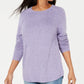 Karen Scott Suéter Curvo Feminino Roxo Tamanho XS