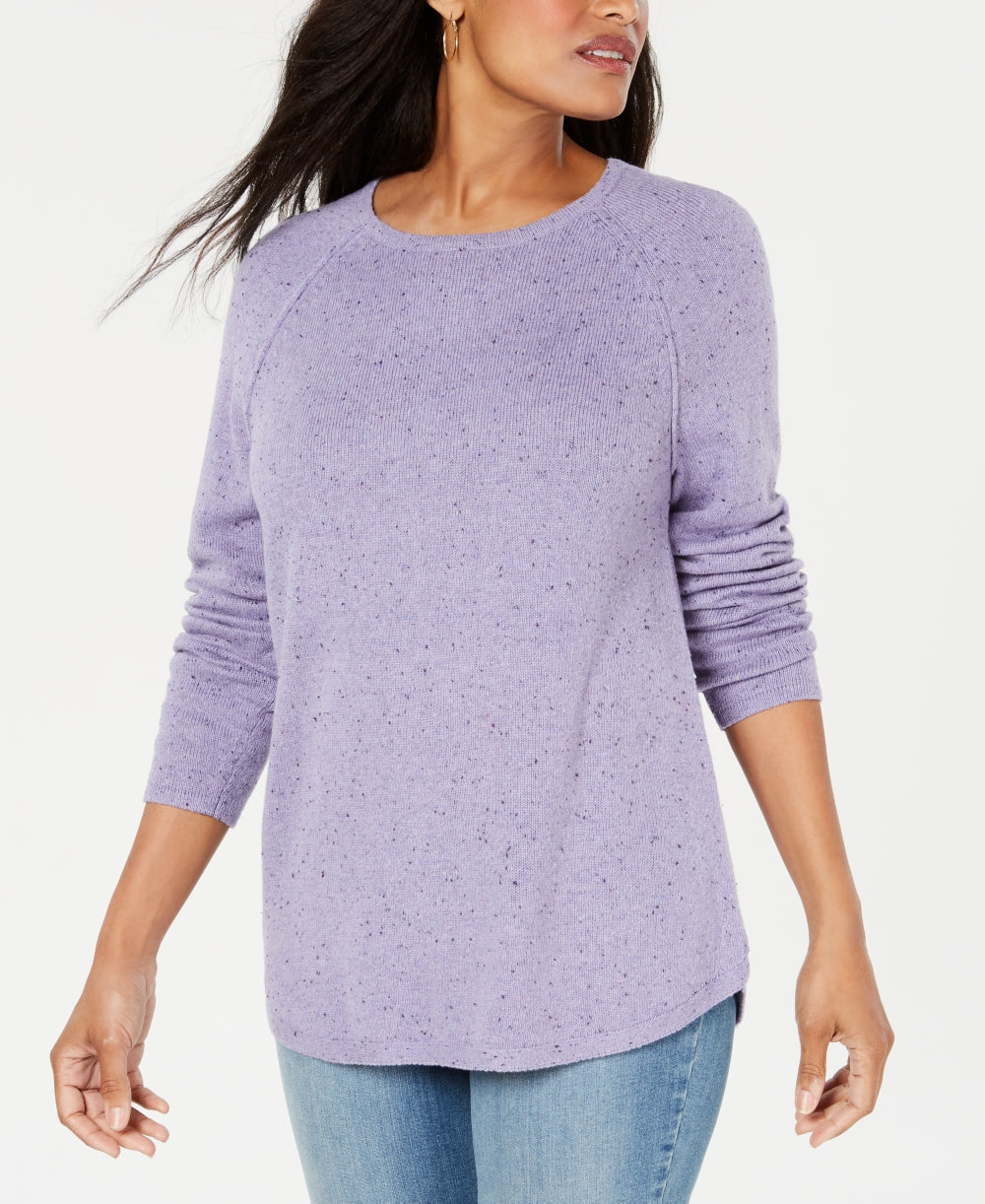 Karen Scott Suéter Curvo Feminino Roxo Tamanho XS