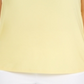 Blusa feminina Kasper Plus com decote diamante e mangas curtas, amarela, tamanho XL