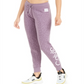 Calça jogger feminina Calvin Klein Performance com estampa animal e logotipo, roxa, tamanho médio