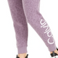 Calça jogger feminina Calvin Klein Performance com estampa animal e logotipo, roxa, tamanho médio