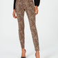 Calça jeans skinny feminina essencial com estampa de oncinha e animal print, tamanho 2, da INC International Concepts
