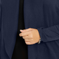 Karen Scott Cardigan Feminino Scott Plus Frente Aberta Azul Marinho Tamanho 0X
