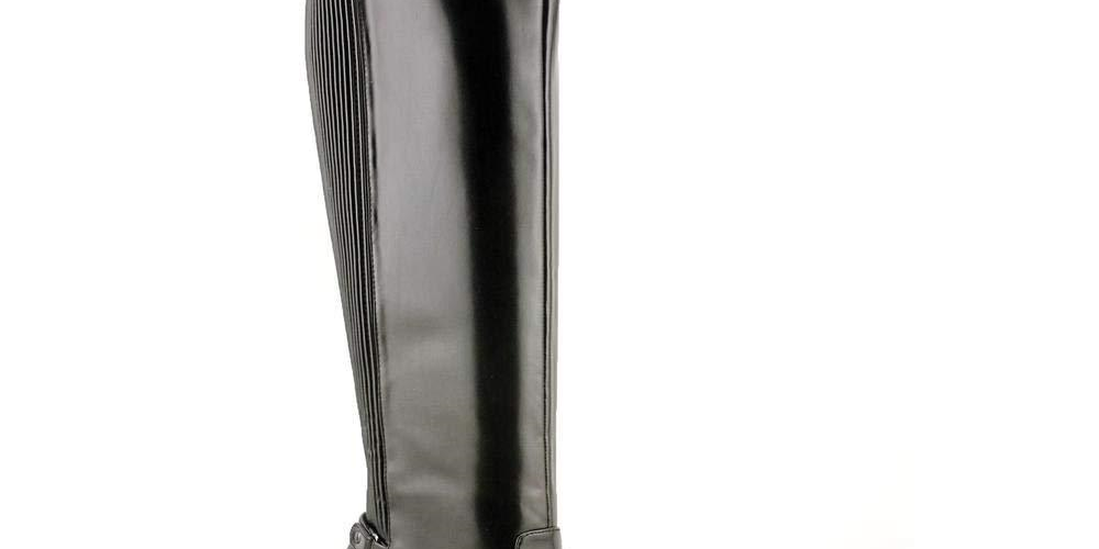 Botas femininas Alfani Celia Fashion de cano alto, pretas, tamanho 6