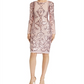 Vestido tubinho com lantejoulas Aqua feminino rosa tamanho 4