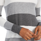 Suéter listrado feminino Maison Jules cinza tamanho X-S