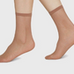 Meias femininas Swedish Stockings Elvira Net Caramel, marrom, tamanho único