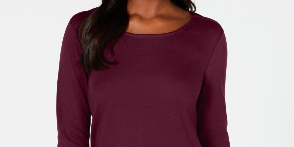 Karen Scott Top Tulip Hem Feminino Vermelho Tamanho Médio