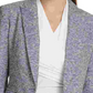 Blazer Dkny Feminino Marled com Um Botão Azul Tamanho 4 Petite