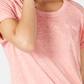 Camiseta feminina com textura Burnout da Style &amp; Co, rosa, tamanho pequeno M