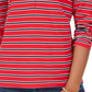 Camisa polo feminina Tommy Hilfiger manga comprida vermelha tamanho pequeno