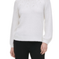 Suéter Calvin Klein Feminino Embelezado Branco Tamanho X-S