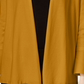 Cardigan feminino Alfani com manga amarrada, dourado, tamanho pequeno GG