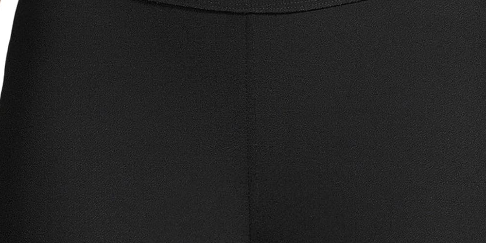 Calça feminina Anne Klein preta tamanho XL