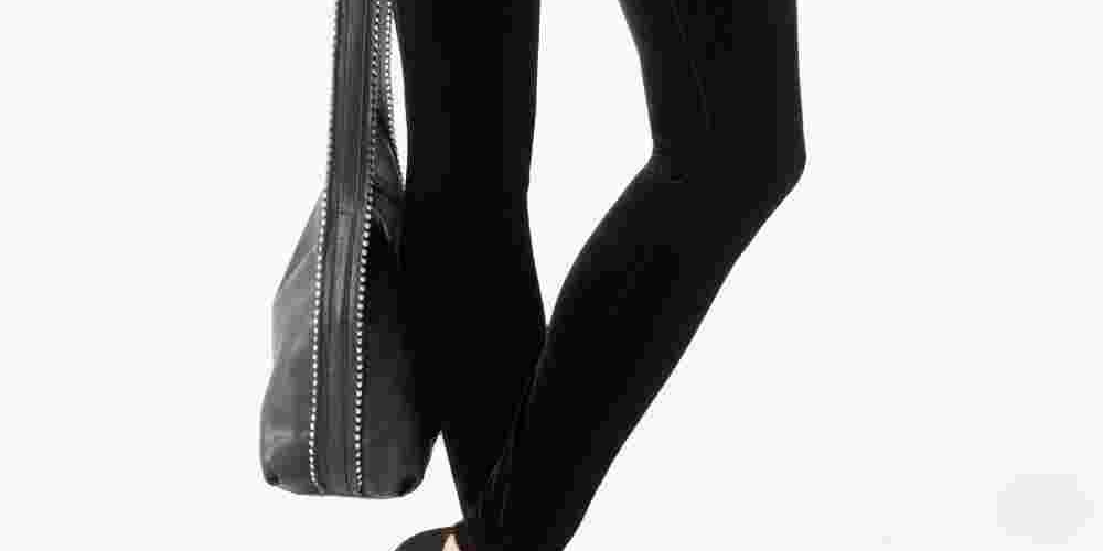 Leggings casuais de veludo femininas INC International Concepts, pretas, tamanho 4