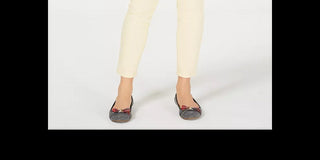 Calça jeans skinny clara feminina Charter Club, branca, tamanho 8