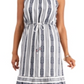 Vestido midi listrado jacquard feminino Style &amp; Co, azul, tamanho pequeno