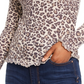 Top estampado com detalhes em alface Planet Gold Junior, bege, tamanho extragrande
