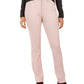 Calça jeans feminina Lexington reta, rosa, tamanho 12, Charter Club